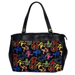 Grateful Dead Pattern Oversize Office Handbag (2 Sides)