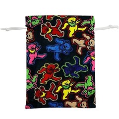 Grateful Dead Pattern Lightweight Drawstring Pouch (XL)