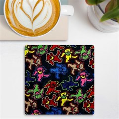 Grateful Dead Pattern UV Print Square Tile Coaster 