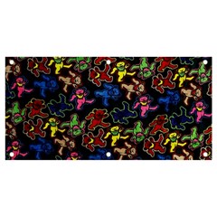 Grateful Dead Pattern Banner and Sign 4  x 2 