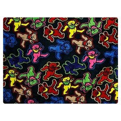 Grateful Dead Pattern Premium Plush Fleece Blanket (Extra Small)