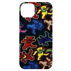 Grateful Dead Pattern Iphone 14 Plus Black Uv Print Case by Semog4