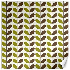 Leaf Plant Pattern Seamless Canvas 12  X 12  by Semog4