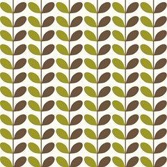 Leaf Plant Pattern Seamless Play Mat (square) by Semog4