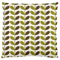 Leaf Plant Pattern Seamless Large Cushion Case (two Sides) by Semog4