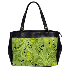 Seamless Pattern Green Garden Oversize Office Handbag by Semog4