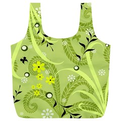 Seamless Pattern Green Garden Full Print Recycle Bag (xl) by Semog4