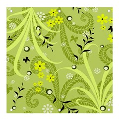 Seamless Pattern Green Garden Banner And Sign 4  X 4  by Semog4