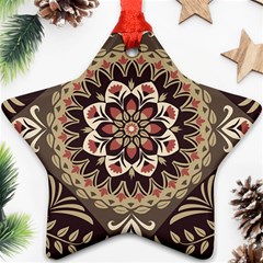 Seamless Pattern Floral Flower Ornament (star) by Semog4