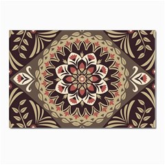 Seamless Pattern Floral Flower Postcard 4 x 6  (pkg Of 10)