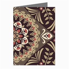 Seamless Pattern Floral Flower Greeting Cards (pkg Of 8) by Semog4