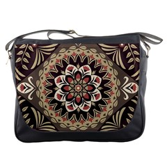 Seamless Pattern Floral Flower Messenger Bag by Semog4