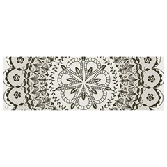 Vector Mandala Drawing Decoration Banner And Sign 9  X 3  by Semog4