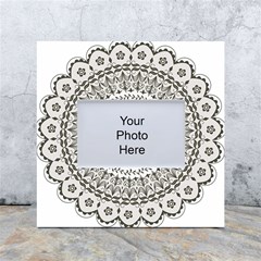 Vector Mandala Drawing Decoration White Box Photo Frame 4  X 6  by Semog4