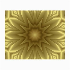 Background Pattern Golden Yellow Small Glasses Cloth by Semog4