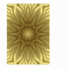 Background Pattern Golden Yellow Large Garden Flag (two Sides) by Semog4