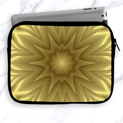 Background Pattern Golden Yellow Apple Ipad 2/3/4 Zipper Cases by Semog4