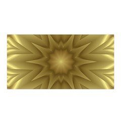 Background Pattern Golden Yellow Satin Wrap 35  X 70  by Semog4