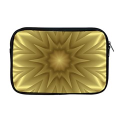 Background Pattern Golden Yellow Apple Macbook Pro 17  Zipper Case by Semog4