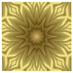 Background Pattern Golden Yellow Wooden Puzzle Square by Semog4