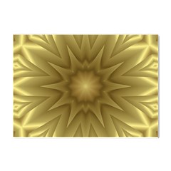 Background Pattern Golden Yellow Crystal Sticker (a4)