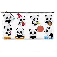 Playing Pandas Cartoons Pencil Case by Semog4