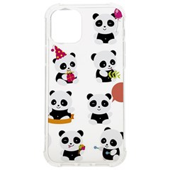 Playing Pandas Cartoons Iphone 12/12 Pro Tpu Uv Print Case by Semog4