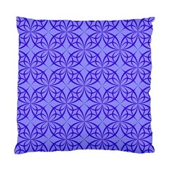 Decor Pattern Blue Curved Line Standard Cushion Case (one Side) by Semog4