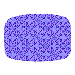 Decor Pattern Blue Curved Line Mini Square Pill Box by Semog4