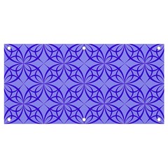 Decor Pattern Blue Curved Line Banner And Sign 4  X 2  by Semog4