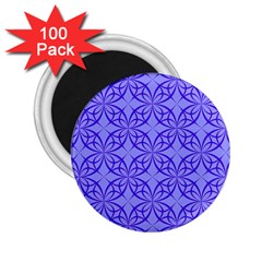 Decor Pattern Blue Curved Line 2 25  Magnets (100 Pack)  by Semog4