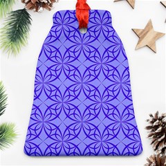 Decor Pattern Blue Curved Line Ornament (bell)