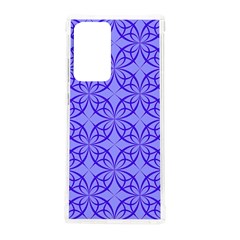 Decor Pattern Blue Curved Line Samsung Galaxy Note 20 Ultra Tpu Uv Case