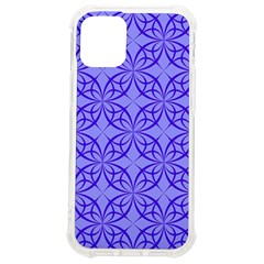 Decor Pattern Blue Curved Line Iphone 12 Mini Tpu Uv Print Case	 by Semog4