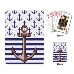 Anchor Background Design Playing Cards Single Design (rectangle)