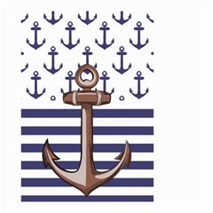 Anchor Background Design Small Garden Flag (two Sides) by Semog4