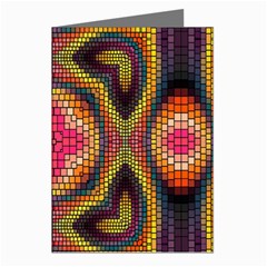 Kaleidoscope Art Pattern Ornament Greeting Cards (pkg Of 8)