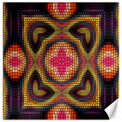 Kaleidoscope Art Pattern Ornament Canvas 20  X 20  by Semog4