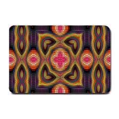 Kaleidoscope Art Pattern Ornament Small Doormat by Semog4