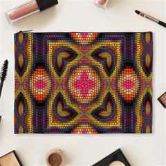 Kaleidoscope Art Pattern Ornament Cosmetic Bag (xl) by Semog4