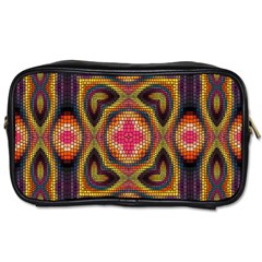 Kaleidoscope Art Pattern Ornament Toiletries Bag (one Side) by Semog4