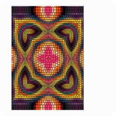 Kaleidoscope Art Pattern Ornament Small Garden Flag (two Sides) by Semog4