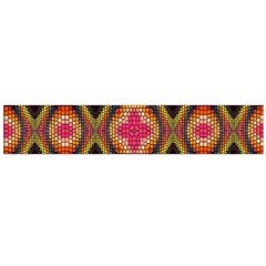 Kaleidoscope Art Pattern Ornament Large Premium Plush Fleece Scarf 