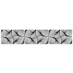 Abstract Seamless Pattern Small Premium Plush Fleece Scarf