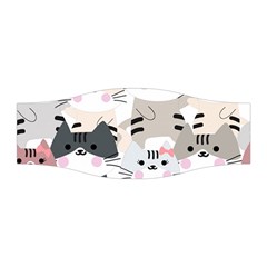 Cute Cat Couple Seamless Pattern Cartoon Stretchable Headband