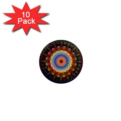 Colorful Prismatic Chromatic 1  Mini Magnet (10 Pack)  by Semog4