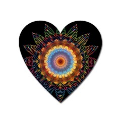 Colorful Prismatic Chromatic Heart Magnet by Semog4