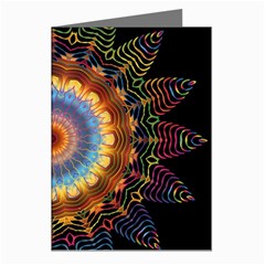 Colorful Prismatic Chromatic Greeting Cards (pkg Of 8)