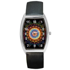 Colorful Prismatic Chromatic Barrel Style Metal Watch by Semog4