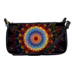 Colorful Prismatic Chromatic Shoulder Clutch Bag by Semog4